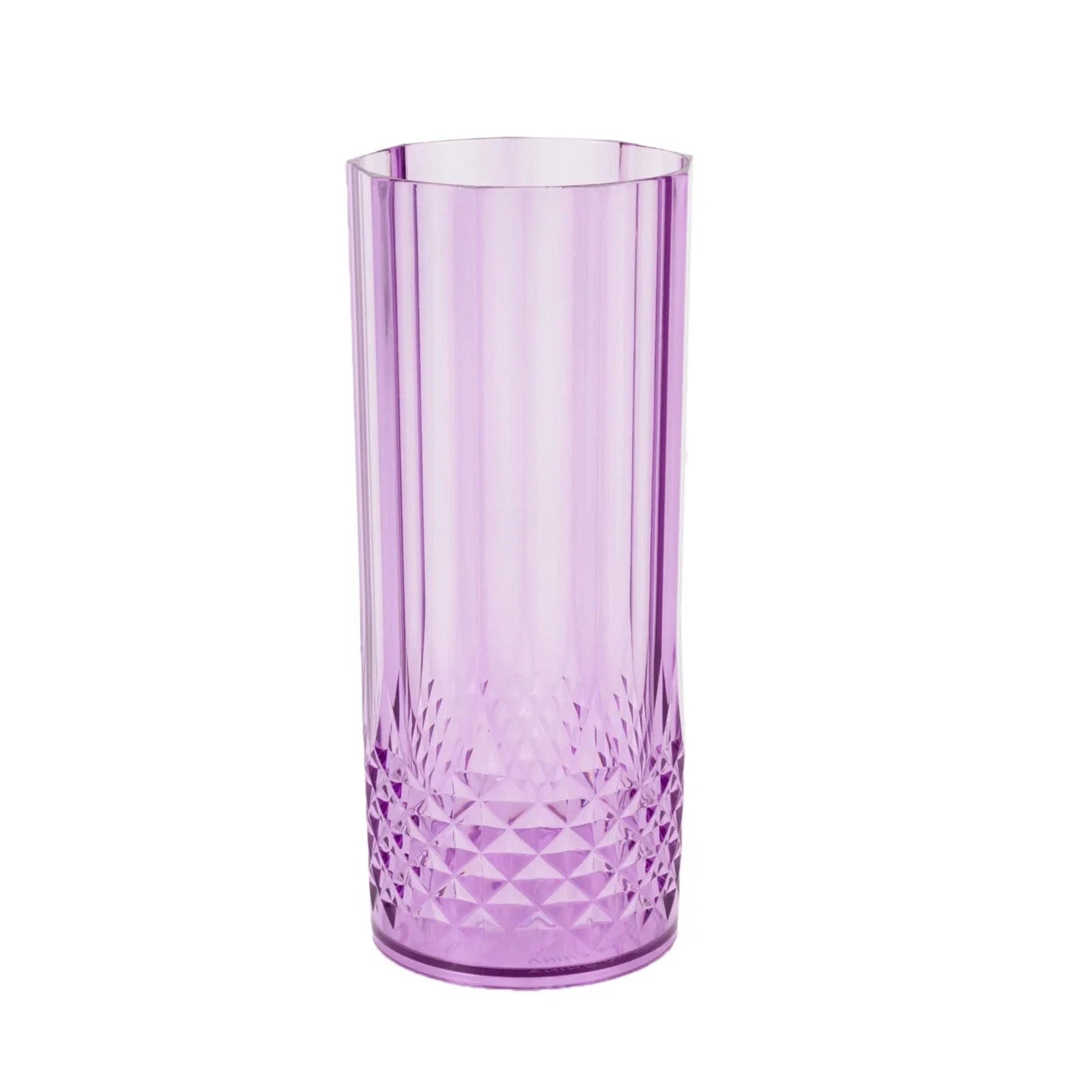 6 Purple 14 oz Crystal Plastic Drinking Glasses Party Events Tableware Supplies | eBay
