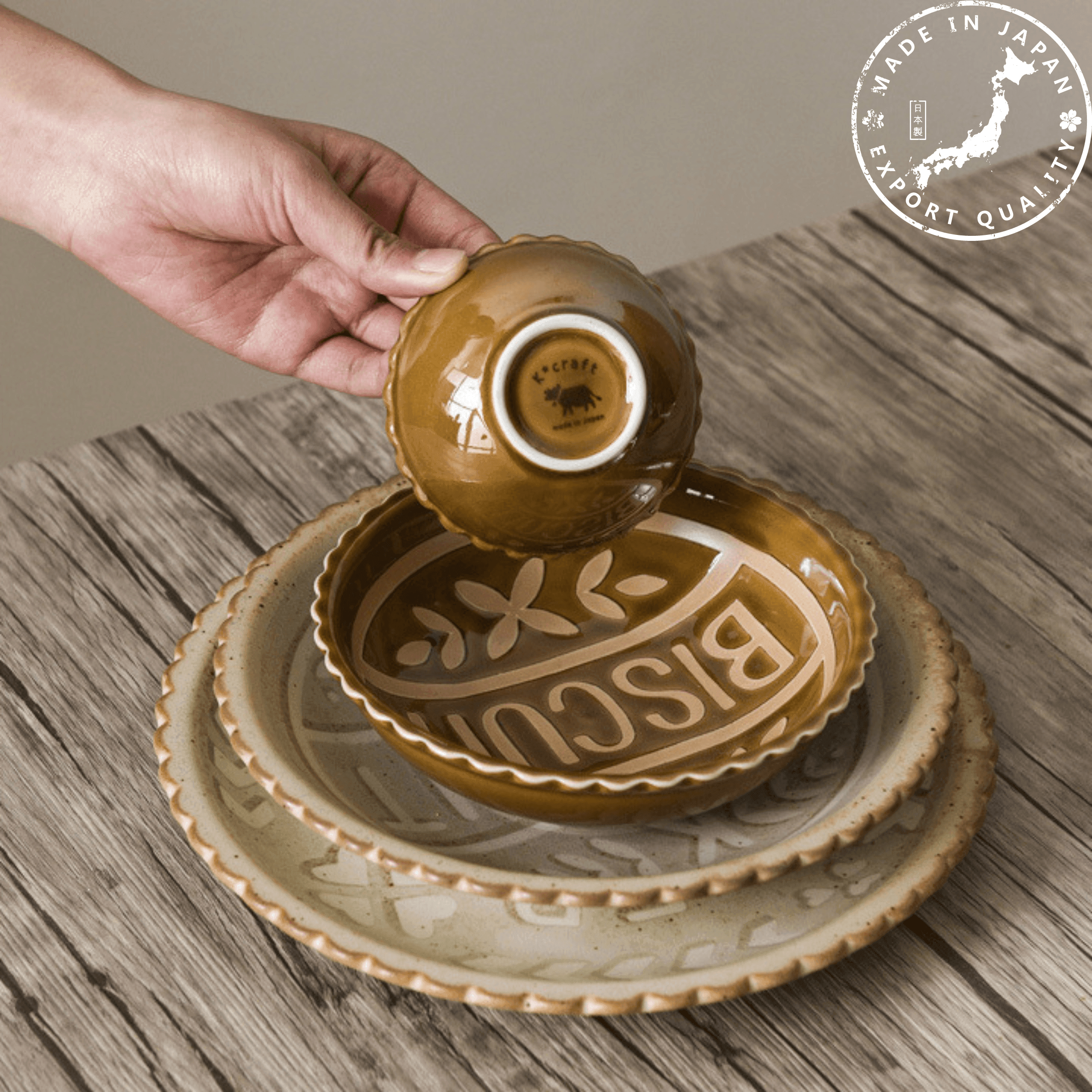 Japanese Butter Biscuit Series Ceramic Tablewares