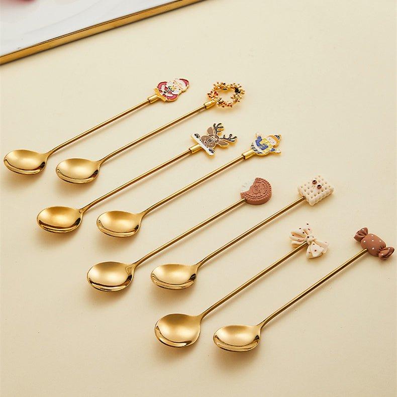 Golden Themed Coffee Stirrer Gift Sets