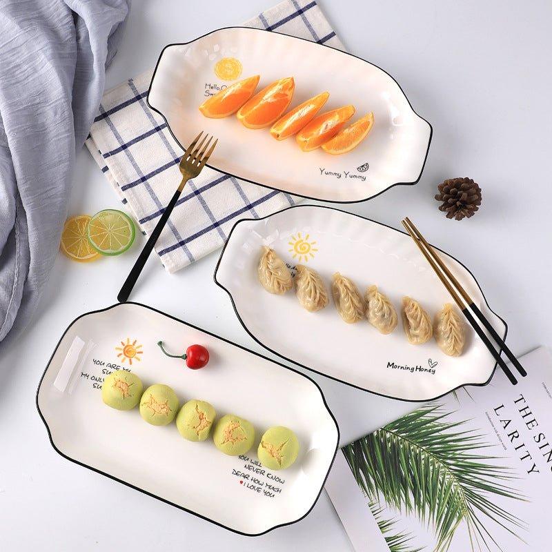 Honeymoon Ceramic Breakfast Plates