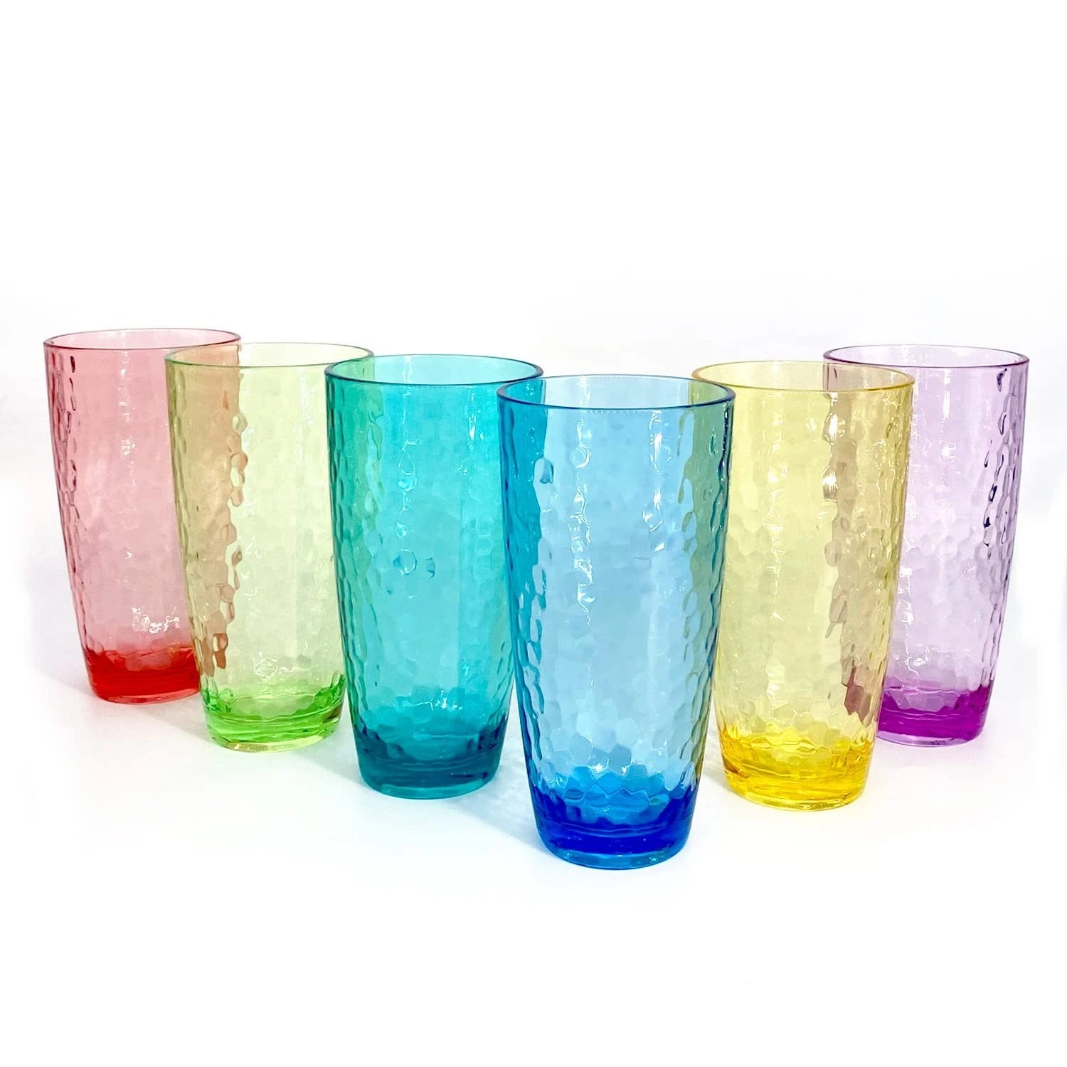 26-Ounce Large Acrylic Glasses Plastic Tumbler/Drinking Cups,Set of 6 Multi-H... | eBay