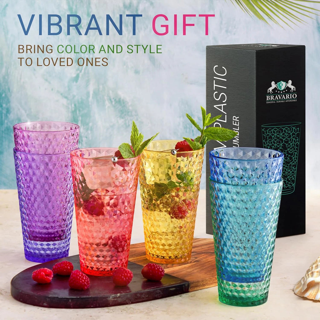 Laguna Plastic Drinking Glasses, Premium Quality Durable Bpa-Free Water Tumblers | eBay