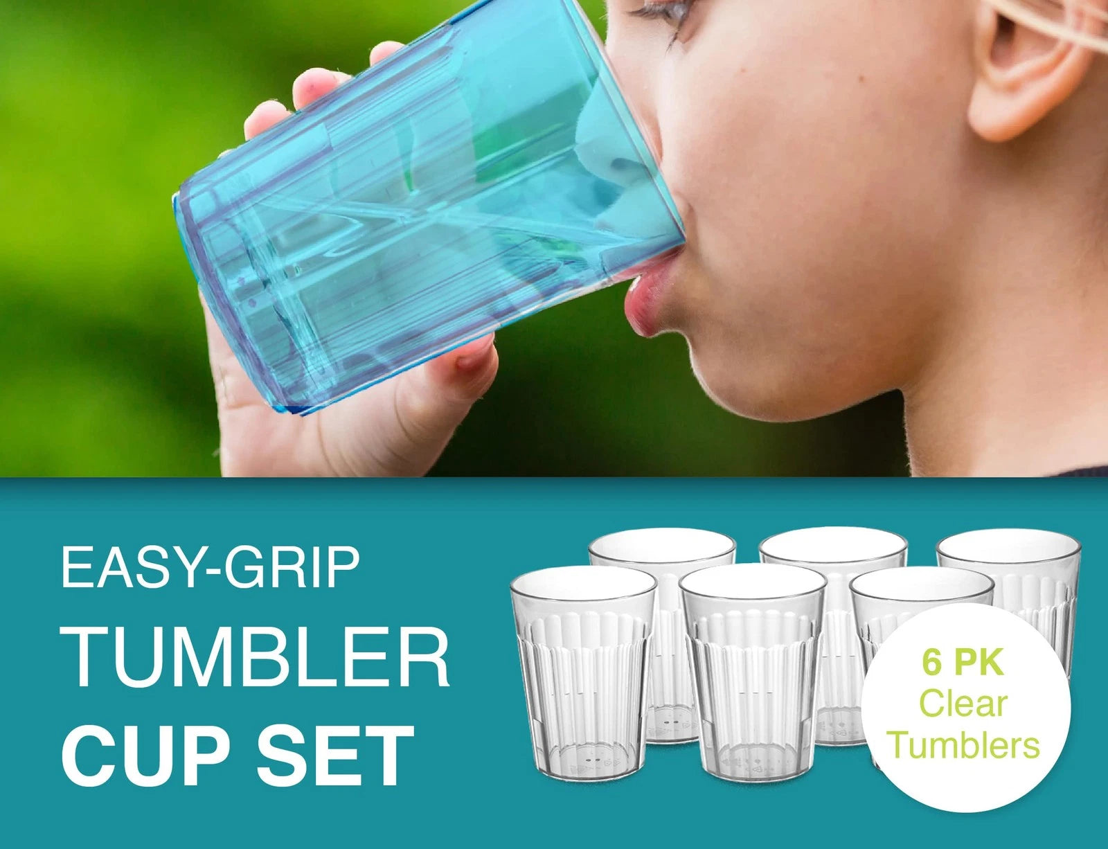 6 oz Clear Plastic Tumblers, Set of 6 - Made in the USA, BPA Free - Break-Res... | eBay
