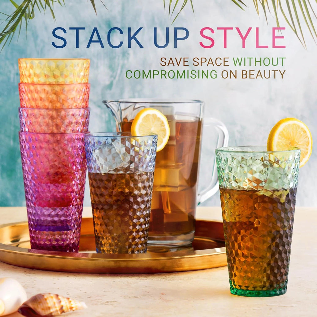 Laguna Plastic Drinking Glasses, Premium Quality Durable Bpa-Free Water Tumblers | eBay