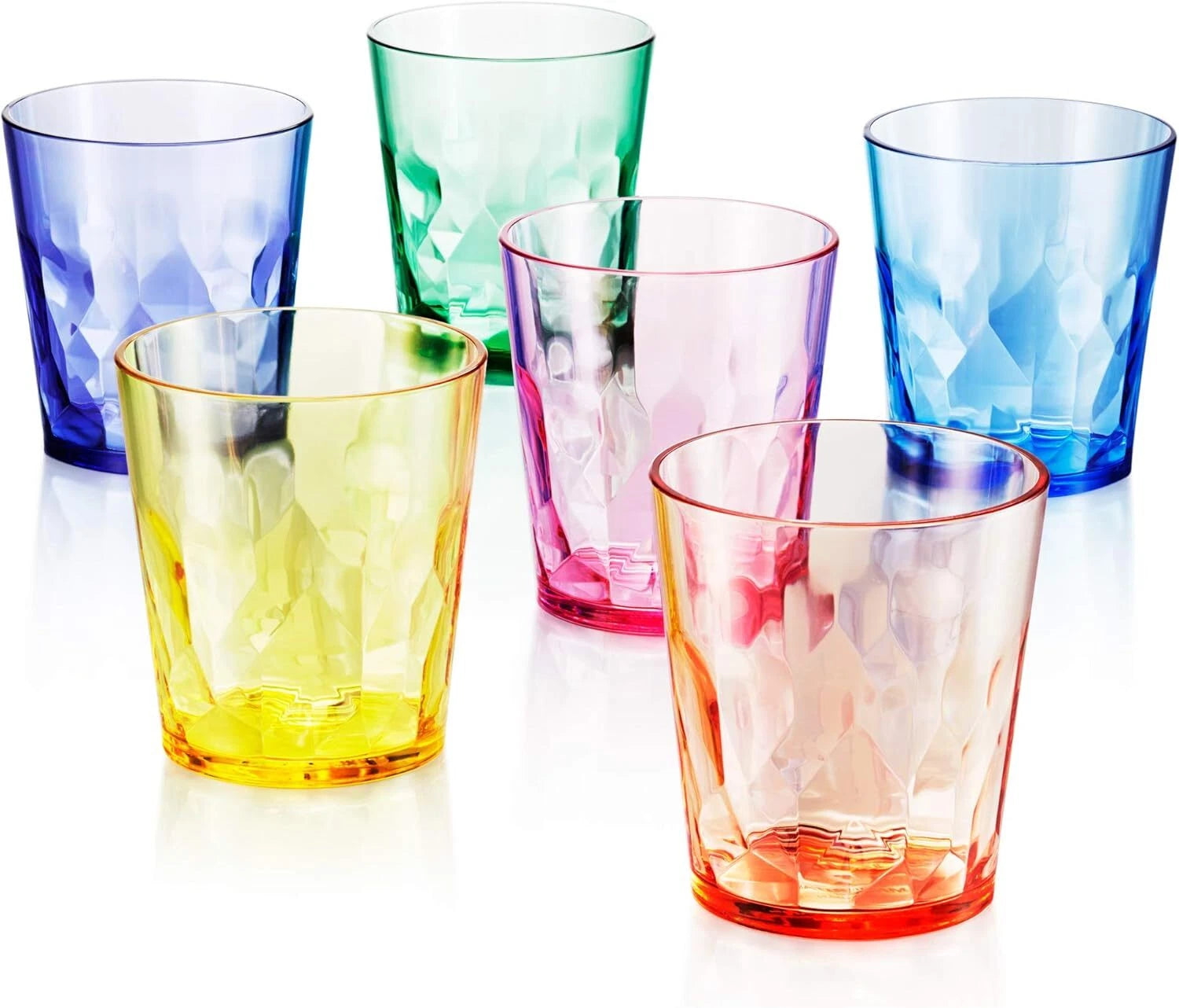 13oz Unbreakable Premium Drinking Glasses Set of 6 | eBay