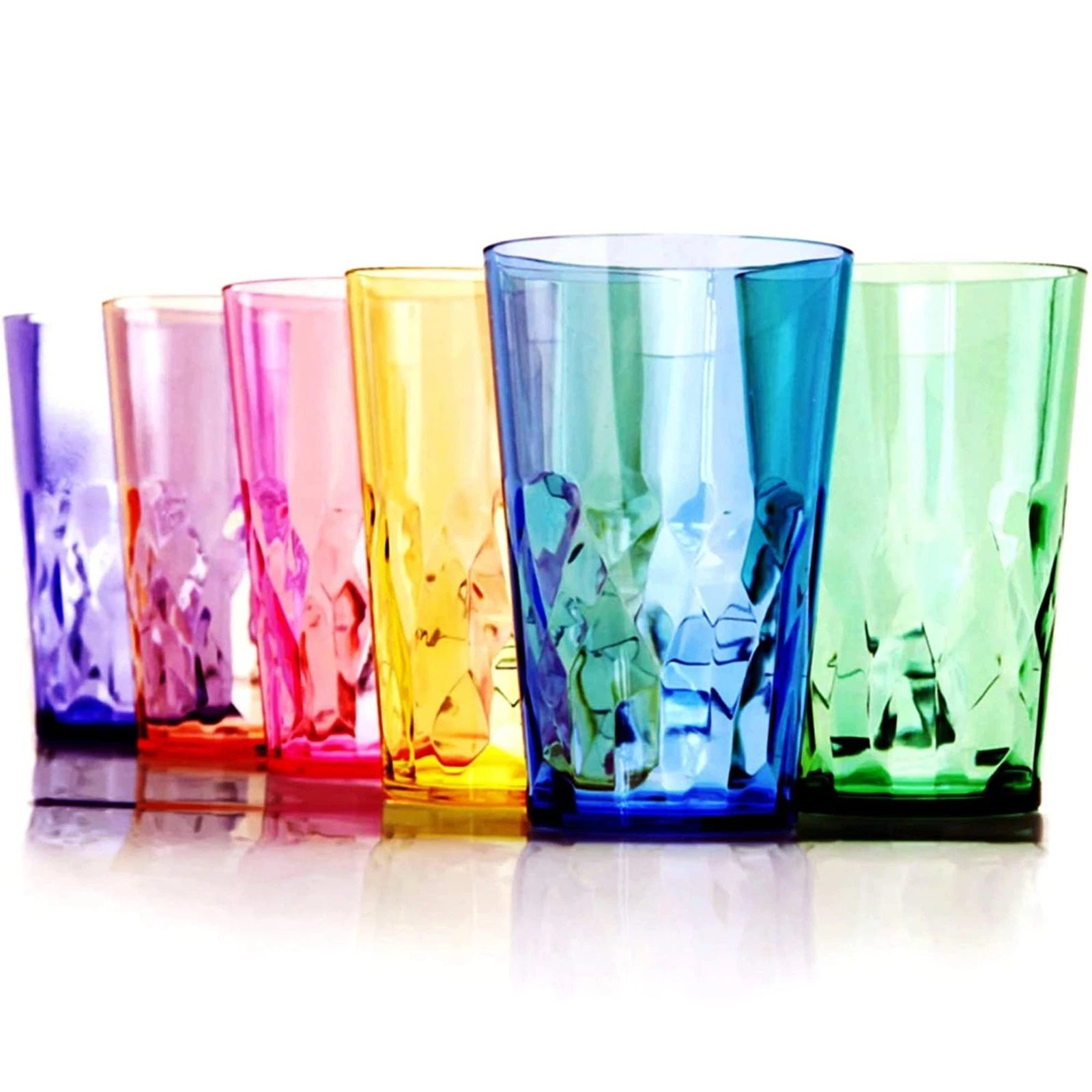 19oz Unbreakable Drinking Glasses Set of 6-Super Grade Acrylic Plastic-Perfect | eBay