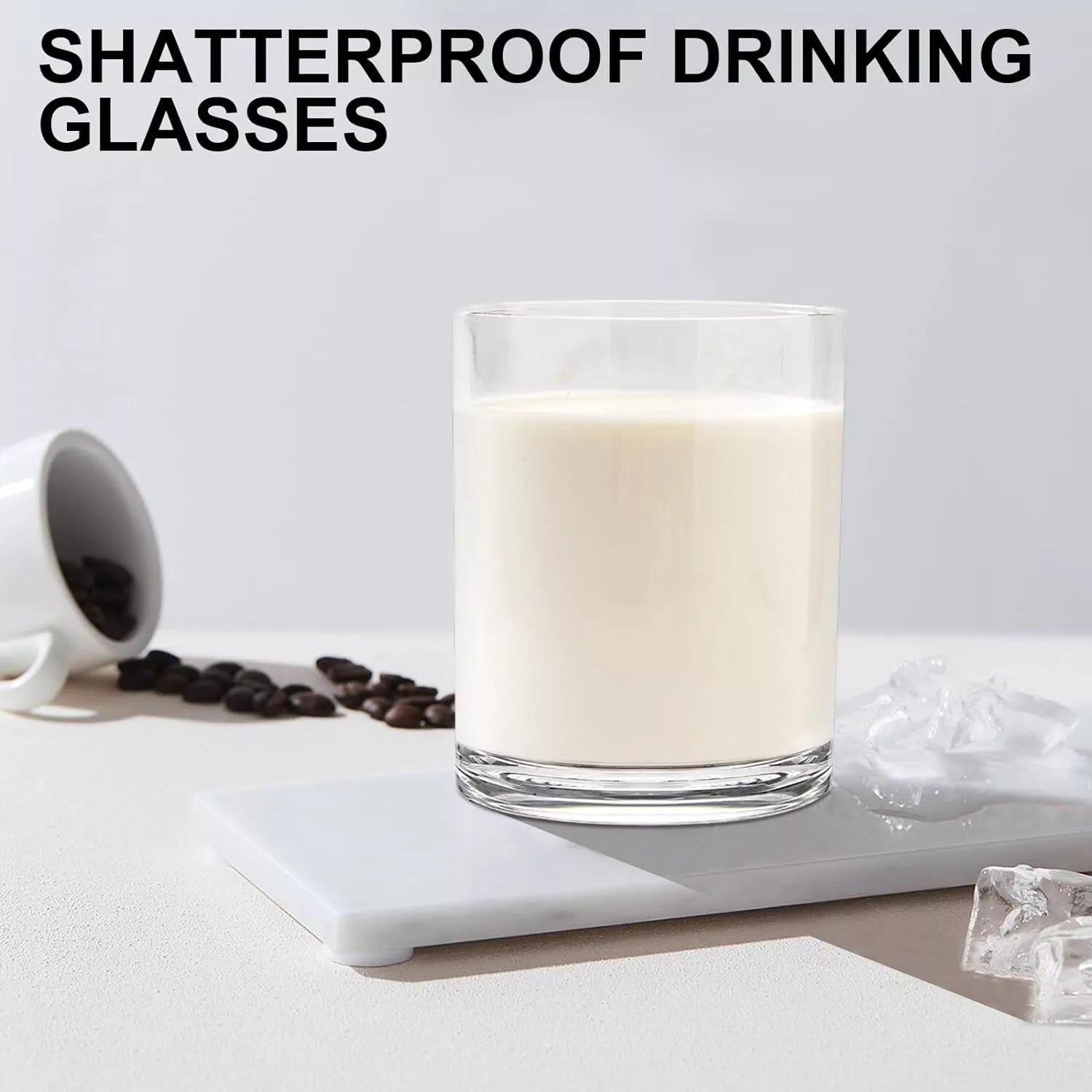 12 Oz Plastic Drinking Glasses Set Of 6 Acrylic Dishwasher Safe Cocktail Water | eBay