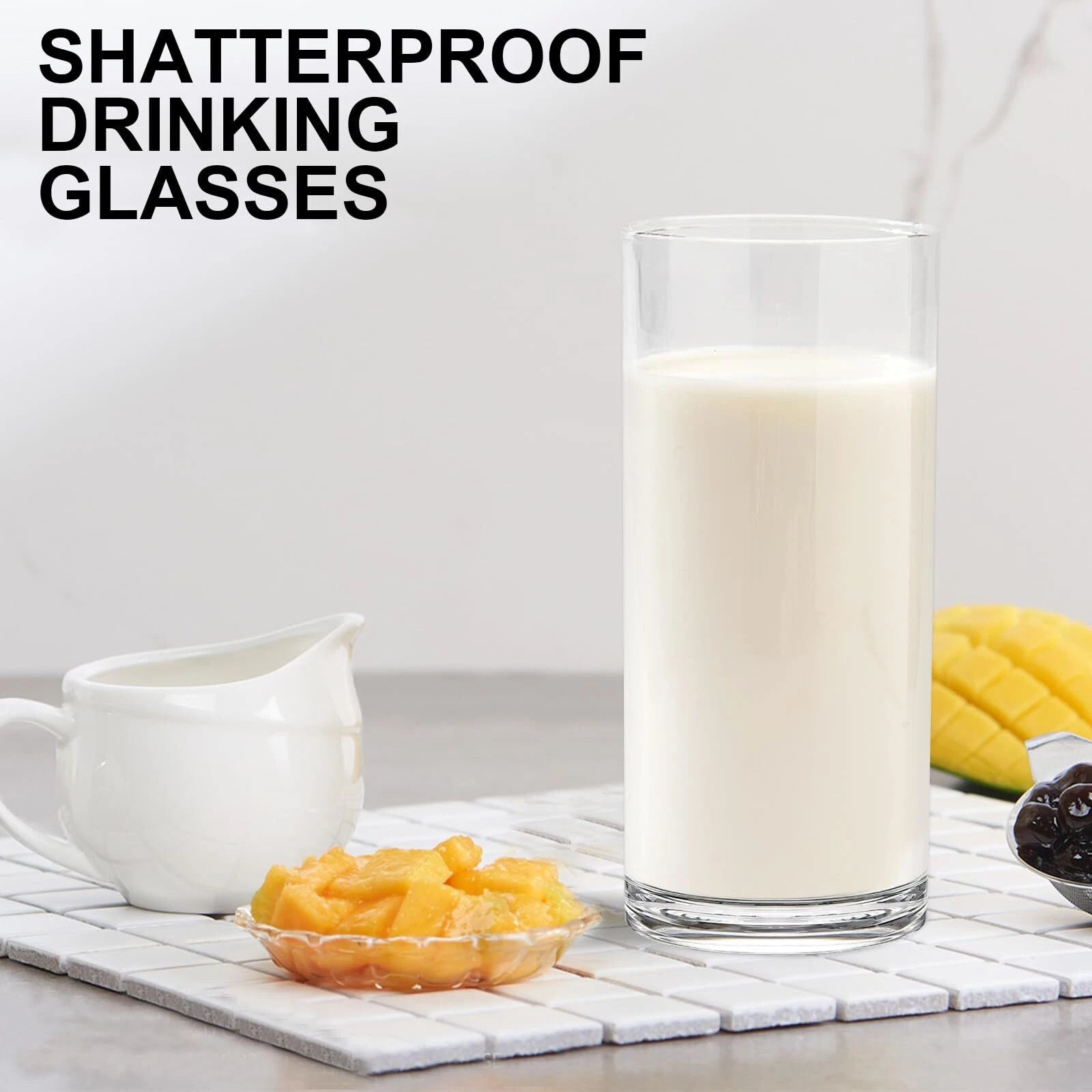 17 OZ Plastic Cups Reusable Unbreakable Plastic Drinking Glasses Set of 6，Hig... | eBay