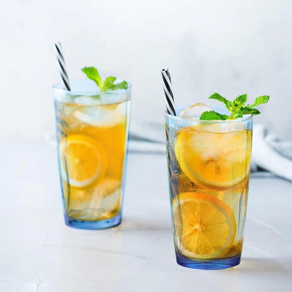 Unbreakable Plastic Drinking Glasses [Set of 6] Shatterproof Tumblers, Reusable | eBay