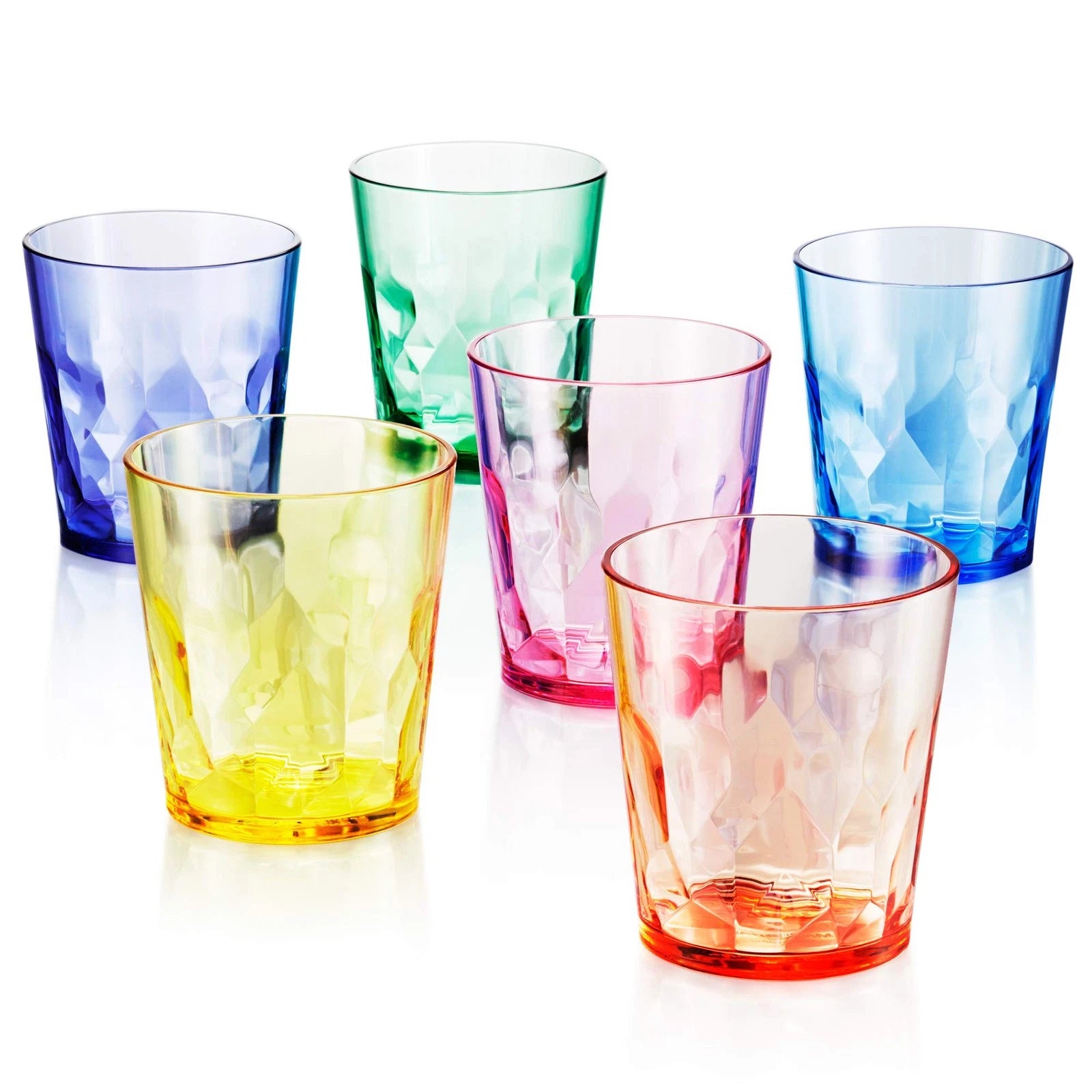 - 13oz Unbreakable Premium Drinking Glasses Set of 6 - Made in Japan - Super ... 641945603491| eBay