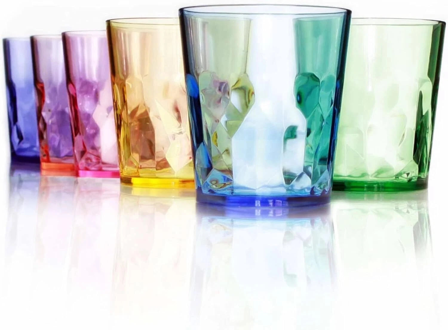 13oz Unbreakable Premium Drinking Glasses Set of 6 | eBay
